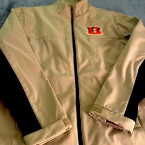 Cincinnati Bengals NFL Beige Tan Men’s impact coat size 2XL
